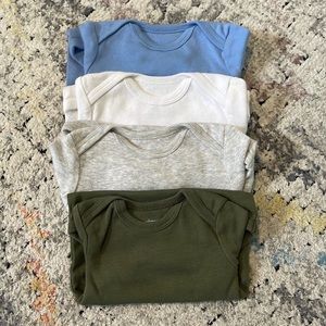 Primary Organic Long Sleeve Onesie Bundle